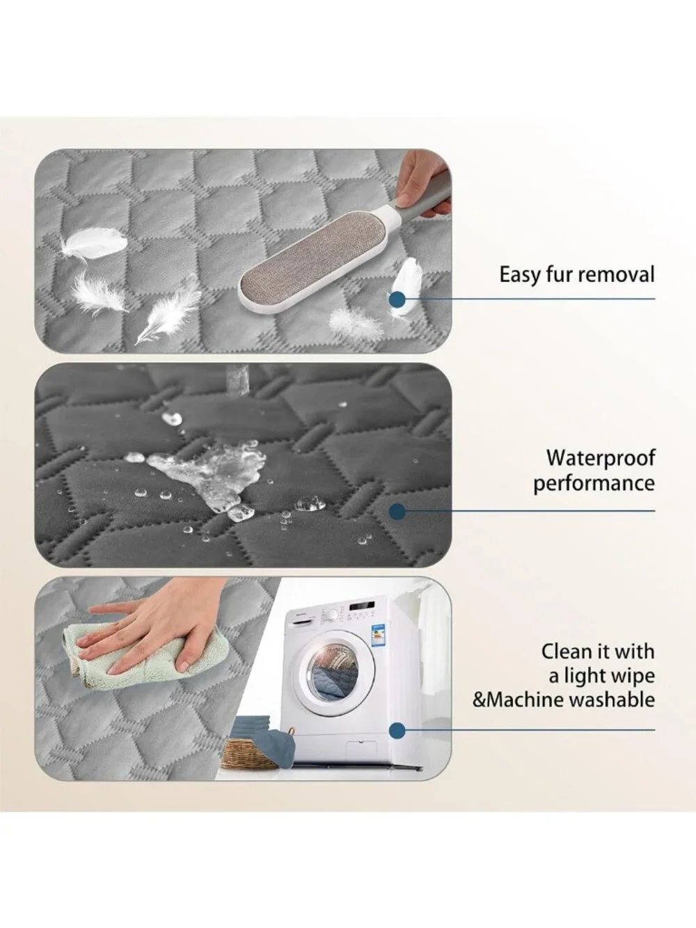 Waterproof Pet Blanket | Washable Couch Cover for Dogs & Cats | Cozy Bed